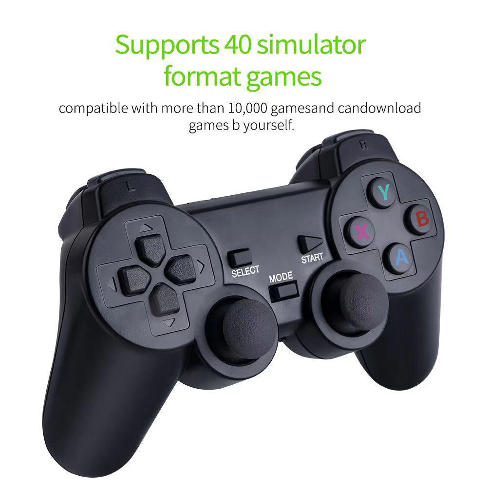 M8UB-66 64G trådløs spilkonsol med 10.000+ spil bærbare 2 controllere TV Game Stick til 6-14 år gammel (kort version) M8UB-66 64G trådløs spilkonsol med 10.000+ spil bærbare 2 controllere TV Game Stick til 6-14 år gammel (kort version)